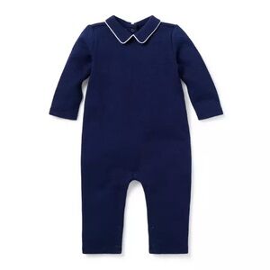 Janie and Jack Baby Collared Quilted One-Piece NWT